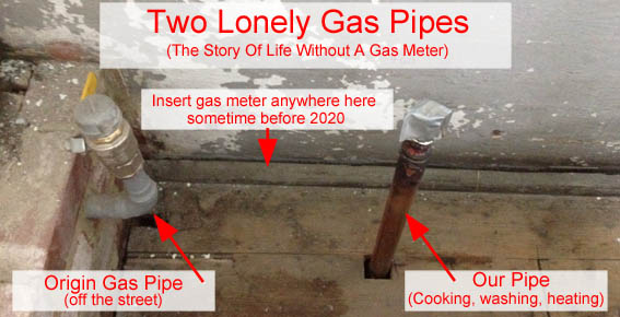 Two Lonely Gas Pipes